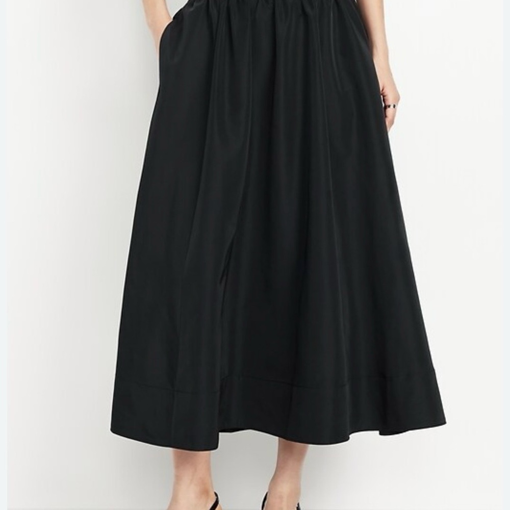 NWOT The Occasion by Old Navy Black Midi Skirt - Picture 2 of 5